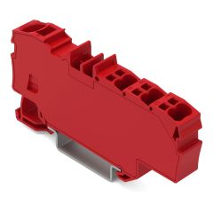 Wago 2006-8033; 60492585; 4066966185768; Distribution terminal block, with operating slots 1 x 6 mm² / 6 x 1.5 mm², red; Pkg qty: 1
